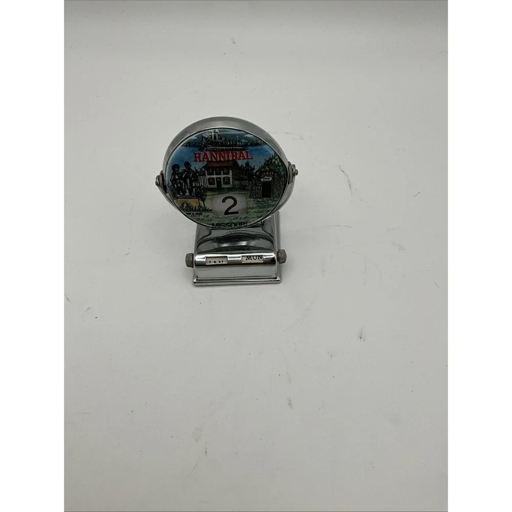 vintage Hannibal Missouri  souvenir perpetual desk calendar
